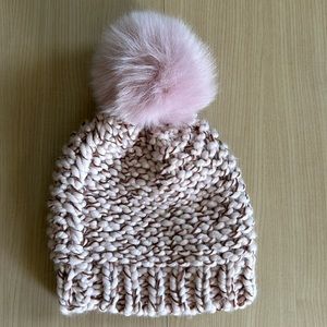 Express Pink Knit Beanie